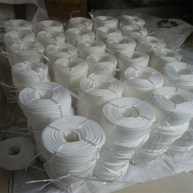 white PP diamond braided rope