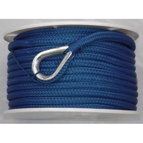 double braided rope with thimble  tow rope 6mm---14mm