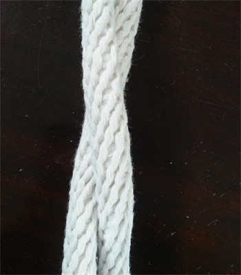 solid braided cotton rope