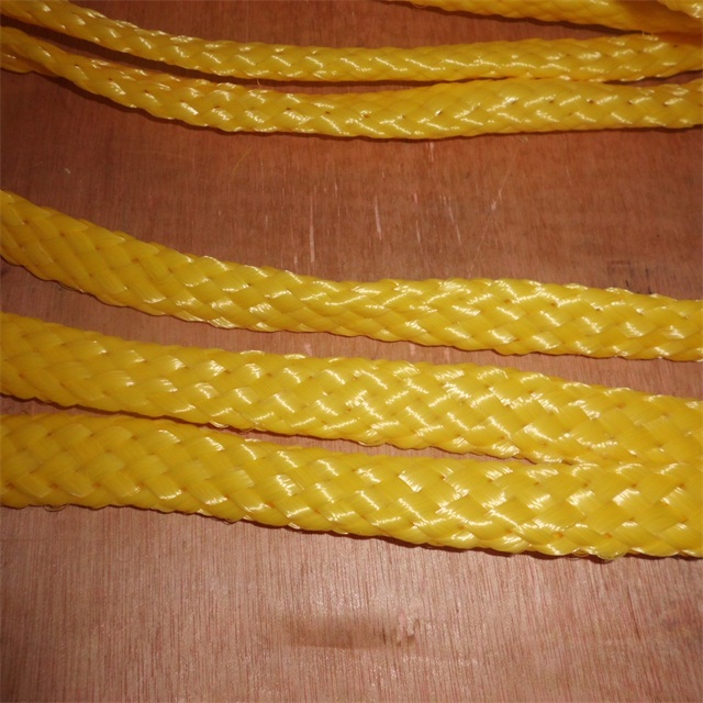 Hollow braided rope